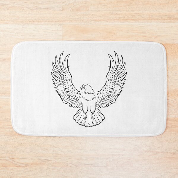 Item preview, eagly Funny Cartoon Eagle Line Art designed and sold by Uglyandcute.