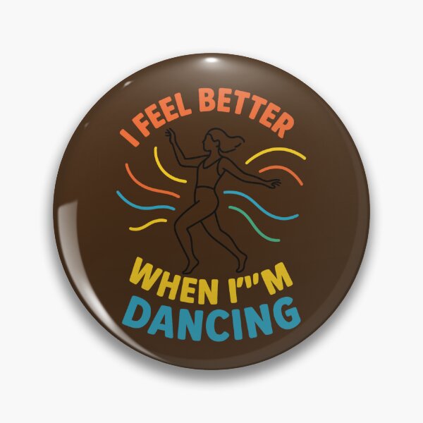 Item preview, I Feel Better When I’m Dancing – Colorful Retro Neon Dance Design designed and sold by FrameFlow.