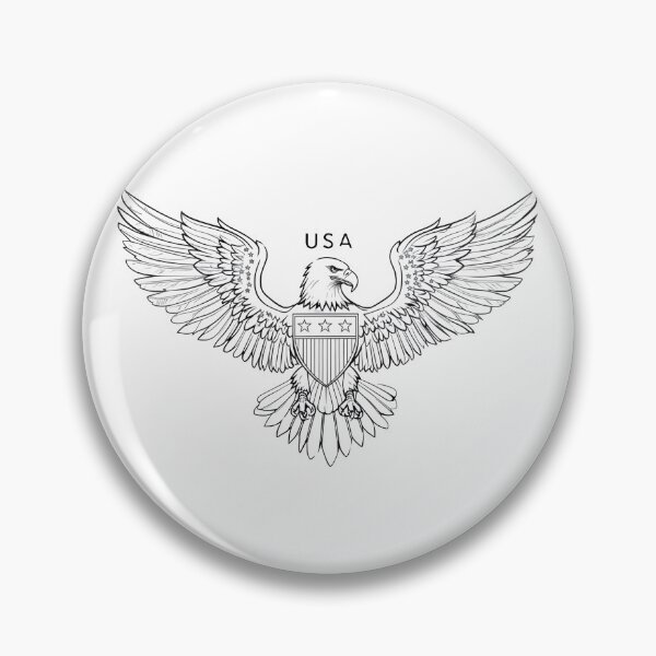 Item preview, eagly Funny Cartoon Eagle Line Art designed and sold by Uglyandcute.