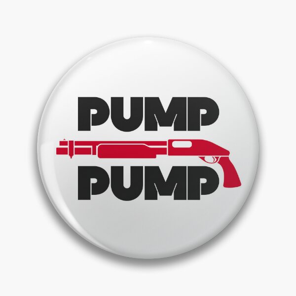Artikelvorschau, Pump Pump Action Schrotflinte Rot und Schwarz entworfen und verkauft von UNK-Fatigues.