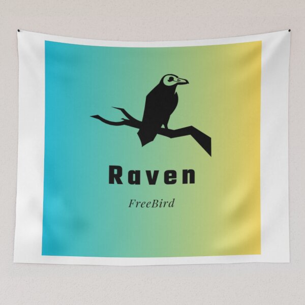 Item preview, raven free bird designed and sold by neomaximus.