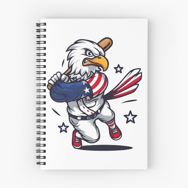 Item preview, eagly Funny Bald Eagle Playing Baseball – Original Cartoon Design designed and sold by Uglyandcute.