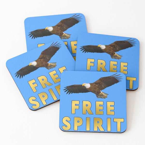 Item preview, Free Spirit With Flying Bald Eagle designed and sold by JamesLimborg.