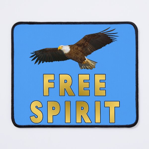 Item preview, Free Spirit With Flying Bald Eagle designed and sold by JamesLimborg.