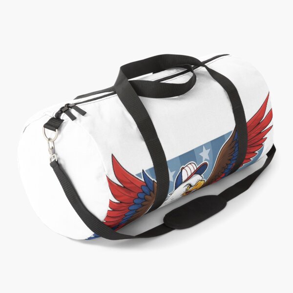 Item preview, eagly Funny Bald Eagle Playing Baseball – Original Cartoon Design designed and sold by Uglyandcute.