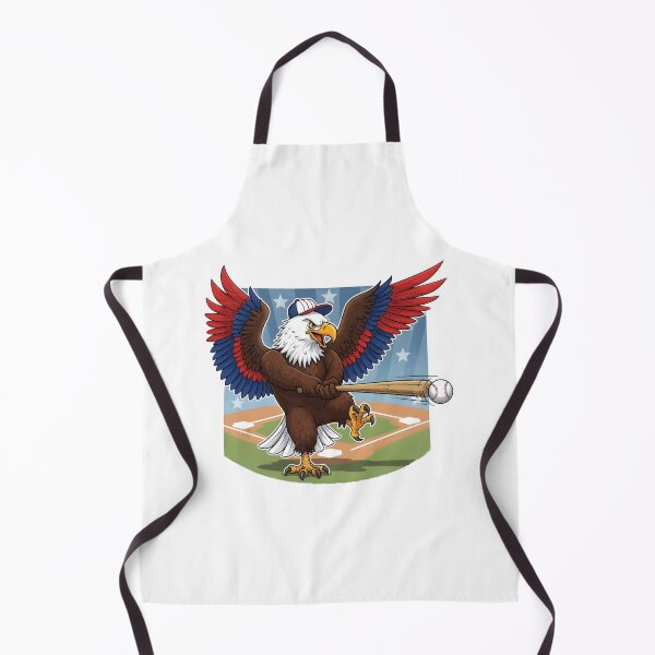 Item preview, eagly Funny Bald Eagle Playing Baseball – Original Cartoon Design designed and sold by Uglyandcute.