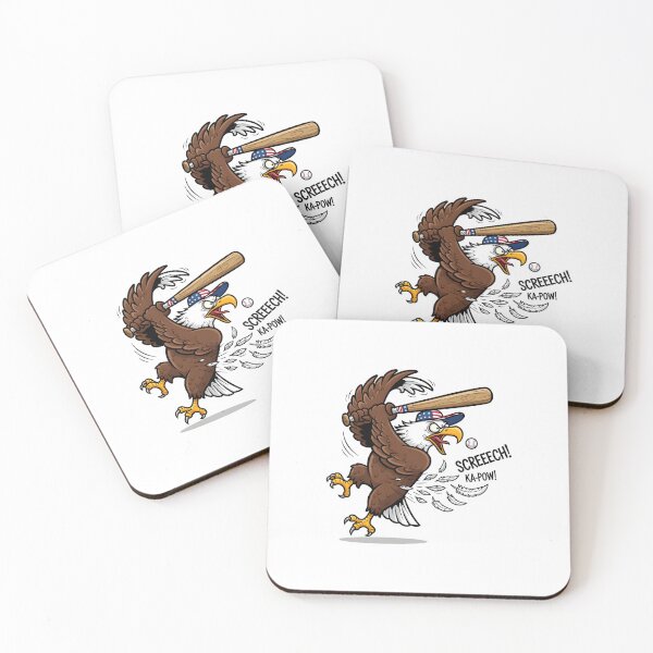 Item preview, eagly Epic Bald Eagle Baseball Swing – Funny Cartoon Meme designed and sold by Uglyandcute.