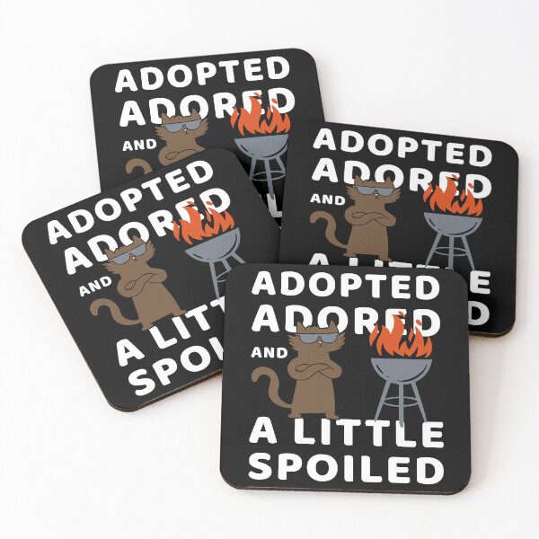 Item preview, Funny Cat Lover - Adopted, Adored, And A Little Spoiled designed and sold by WGBTee.