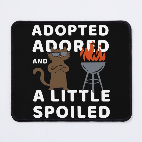 Item preview, Funny Cat Lover - Adopted, Adored, And A Little Spoiled designed and sold by WGBTee.