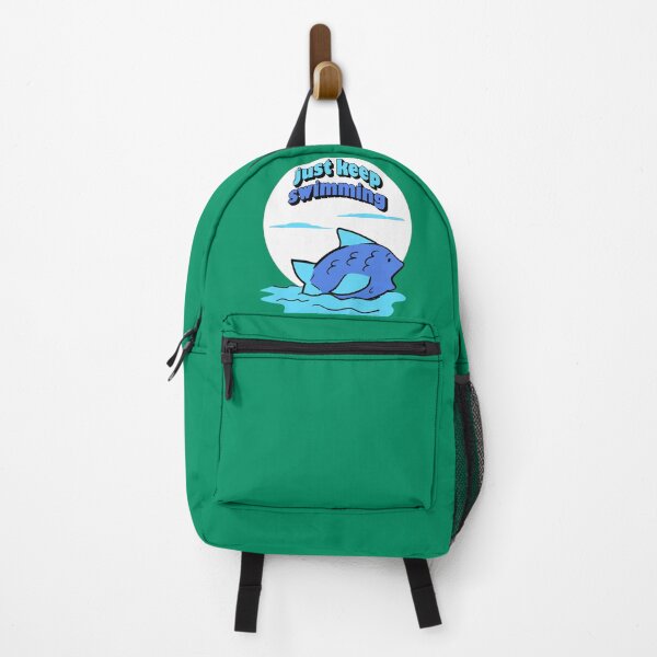Item preview, Just Keep Swimming Motivational Ocean-Inspired Art designed and sold by ArtsyExplorer.
