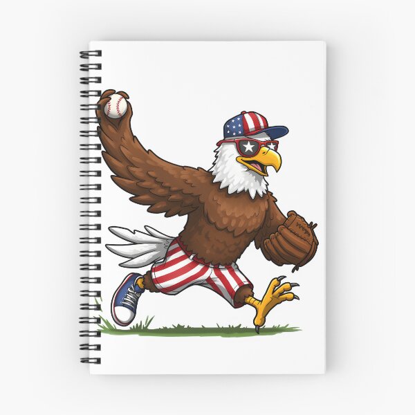 Item preview, eagly Chill Bald Eagle Pitching Baseball designed and sold by Uglyandcute.