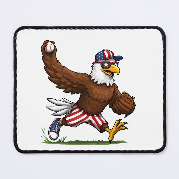 Item preview, eagly Chill Bald Eagle Pitching Baseball designed and sold by Uglyandcute.