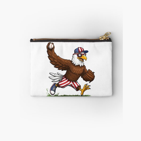 Item preview, eagly Chill Bald Eagle Pitching Baseball designed and sold by Uglyandcute.