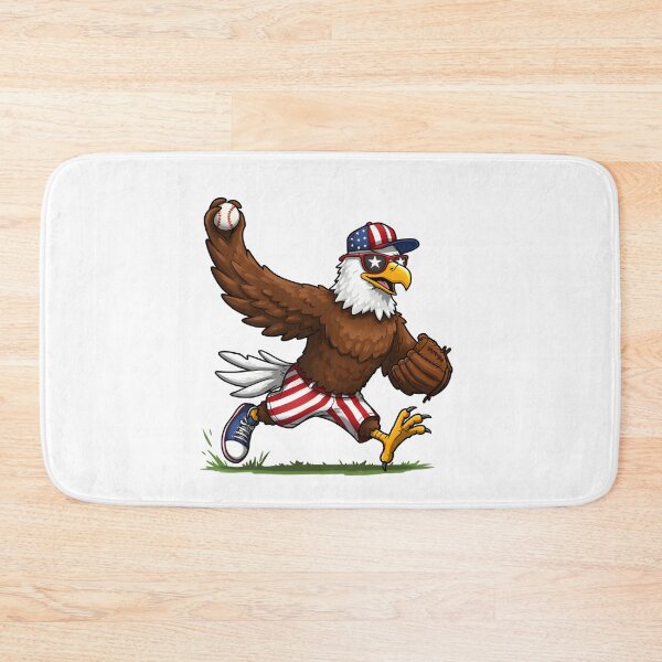 Item preview, eagly Chill Bald Eagle Pitching Baseball designed and sold by Uglyandcute.