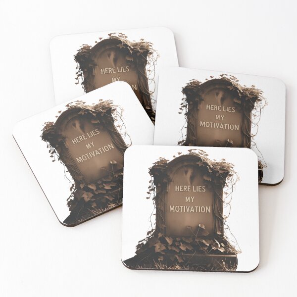 Item preview, Here Lies My Motivation – Funny Tombstone Design designed and sold by Not Your Mom's Clipart.