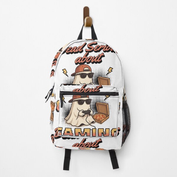Item preview, Cool Ghost Gamer - Dead Serious About Gaming designed and sold by Nacho Average Designs.