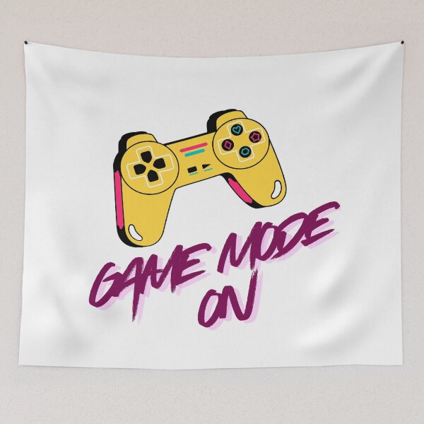 Artikelvorschau, Spielmodus aktiviert – Gamer-Controller-Design entworfen und verkauft von Sticker Mania Studio.