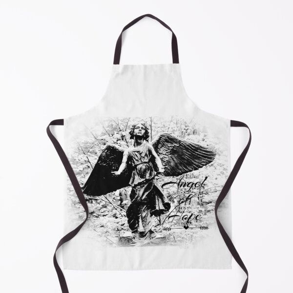 Item preview, Angel of Hope – Black and White Inspirational Angel Art designed and sold by Always Special and Personal.