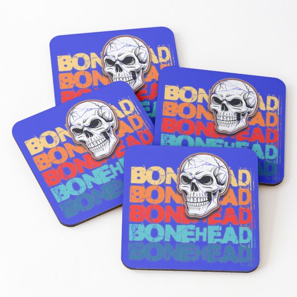 Item preview, BONEHEAD – Bold Skull Graphic for Halloween & Streetwear designed and sold by LunaSpellStudio.