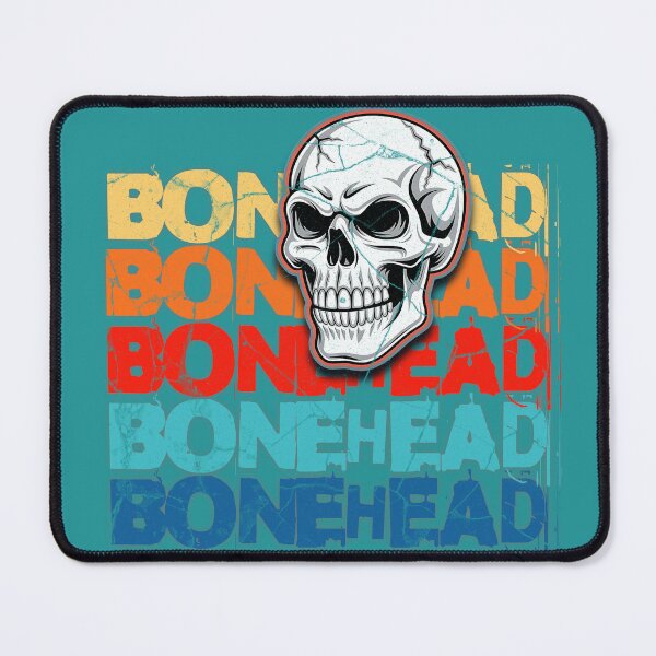 Item preview, BONEHEAD – Bold Skull Graphic for Halloween & Streetwear designed and sold by LunaSpellStudio.