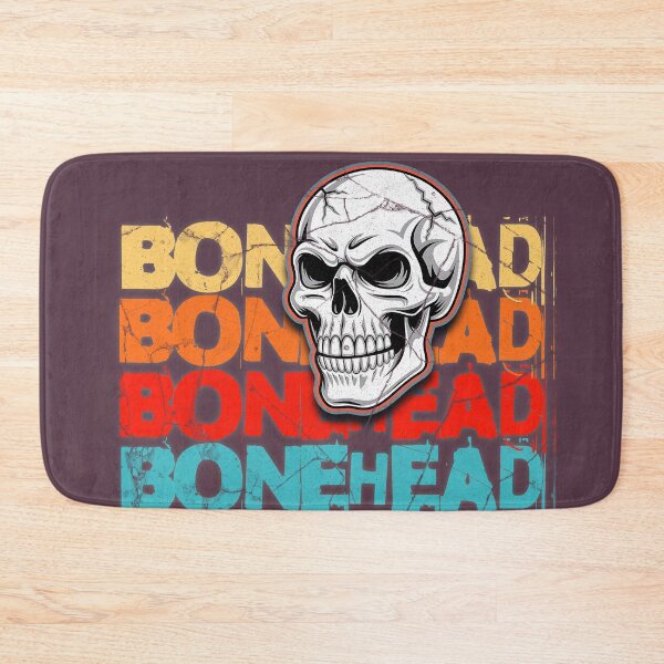 Item preview, BONEHEAD – Bold Skull Graphic for Halloween & Streetwear designed and sold by LunaSpellStudio.