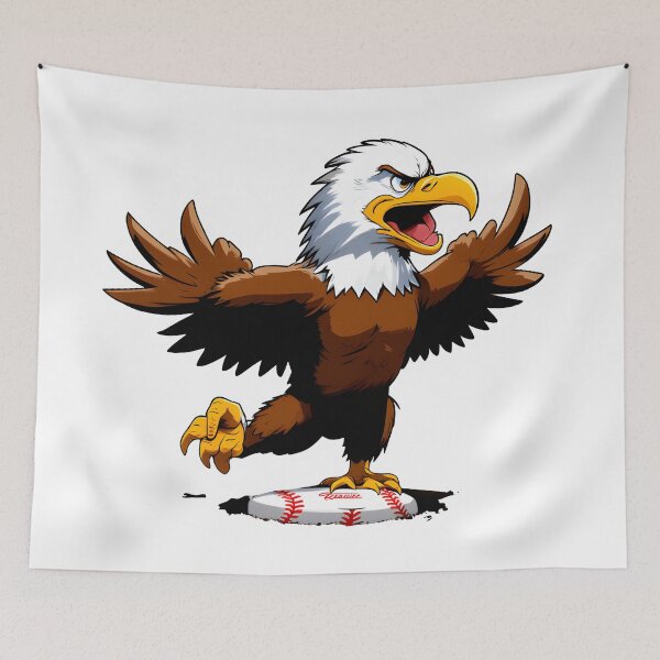Item preview, eagly Angry Bald Eagle Sliding into Base designed and sold by Uglyandcute.