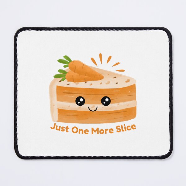 Item preview, Just One More Slice Kawaii Carrot Cake designed and sold by funwithstickers.