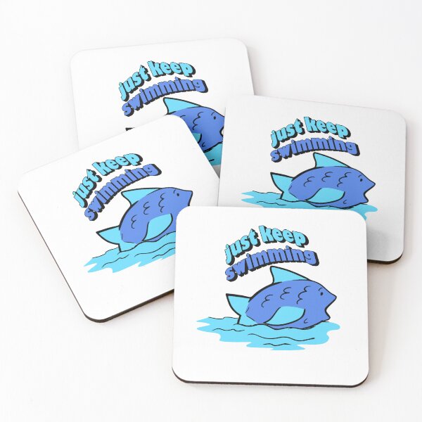 Item preview,  Just Keep Swimming Ocean-Inspired Art designed and sold by ArtsyExplorer.