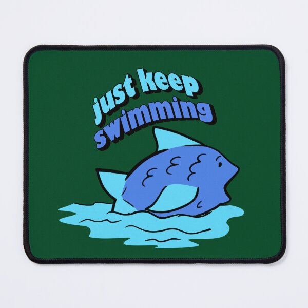 Item preview, Just Keep Swimming Ocean-Inspired Art designed and sold by ArtsyExplorer.