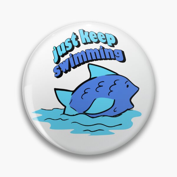 Item preview,  Just Keep Swimming Ocean-Inspired Art designed and sold by ArtsyExplorer.