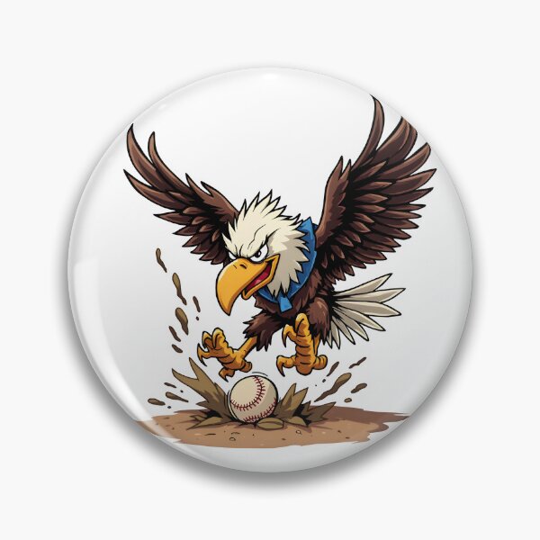 Item preview, eagly Angry Bald Eagle Sliding into Base designed and sold by Uglyandcute.