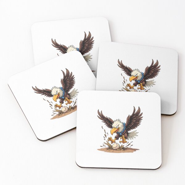 Item preview, eagly Angry Bald Eagle Sliding into Base designed and sold by Uglyandcute.