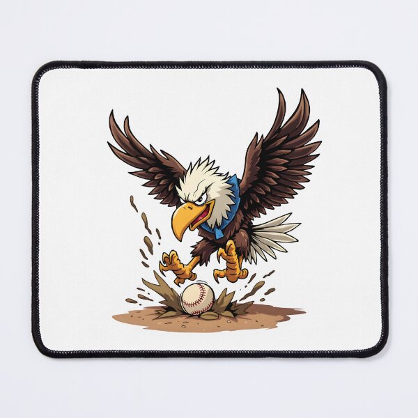 Item preview, eagly Angry Bald Eagle Sliding into Base designed and sold by Uglyandcute.