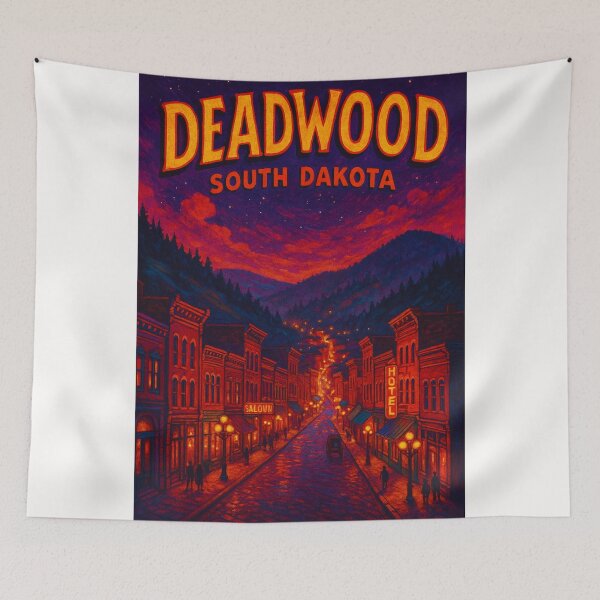 Item preview, Historic Main Street, Deadwood South Dakota designed and sold by Places On Earth.