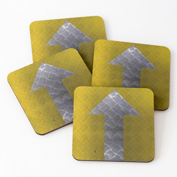 Item preview, Industrial Arrow Tread Plate - Up designed and sold by Arc1.
