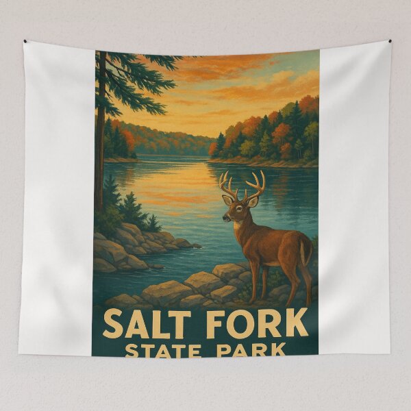 Item preview, Sunset Over Salt Fork State Park, Ohio designed and sold by Places On Earth.