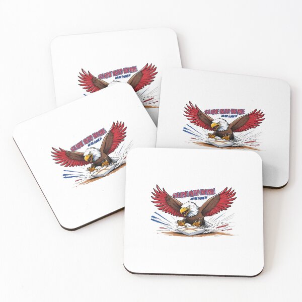Item preview, eagly Angry Bald Eagle Sliding into Base designed and sold by Uglyandcute.