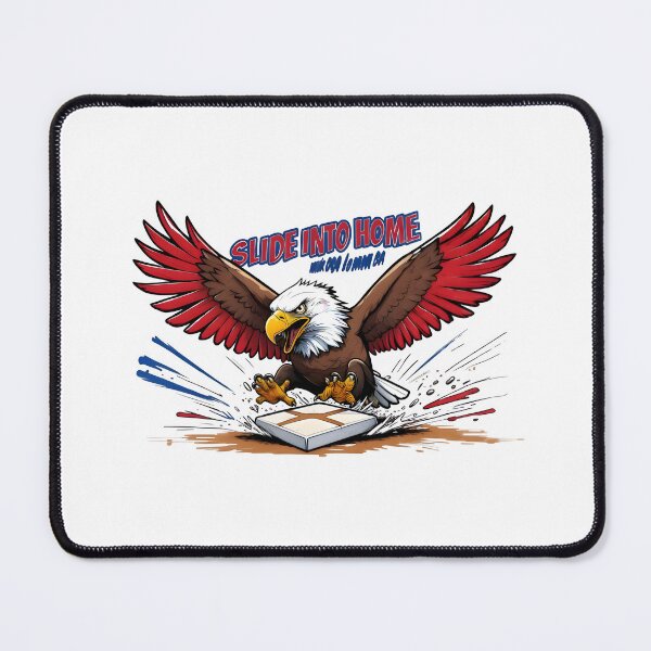 Item preview, eagly Angry Bald Eagle Sliding into Base designed and sold by Uglyandcute.
