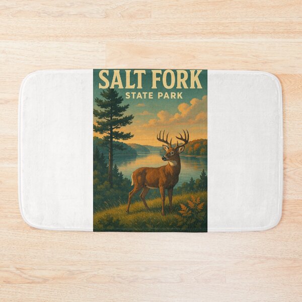 Item preview, White-tailed Deer at Salt Fork Lake, Ohio designed and sold by Places On Earth.