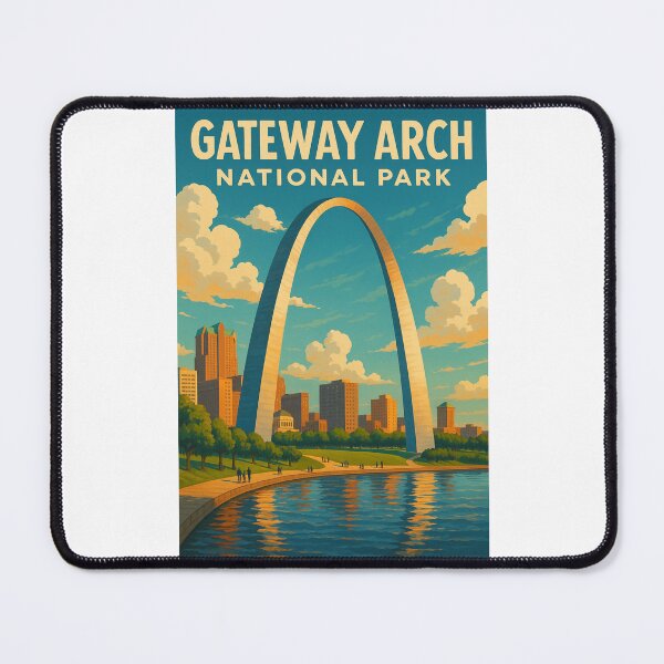 Aperçu de l'œuvre Réflexions sur Gateway Arch, Saint-Louis, Missouri créée et vendue par Places On Earth.