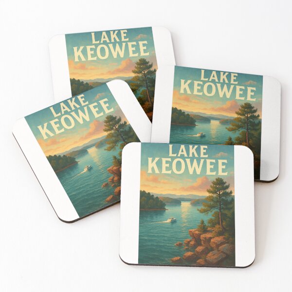 Item preview,  Sunset Over Lake Keowee, South Carolina designed and sold by Places On Earth.