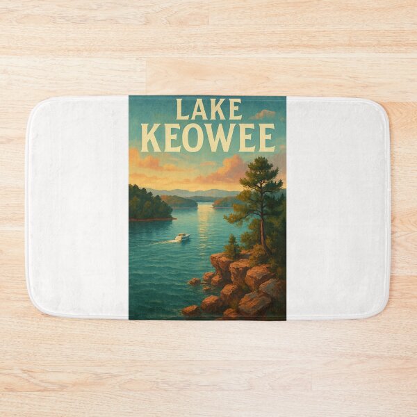 Item preview,  Sunset Over Lake Keowee, South Carolina designed and sold by Places On Earth.