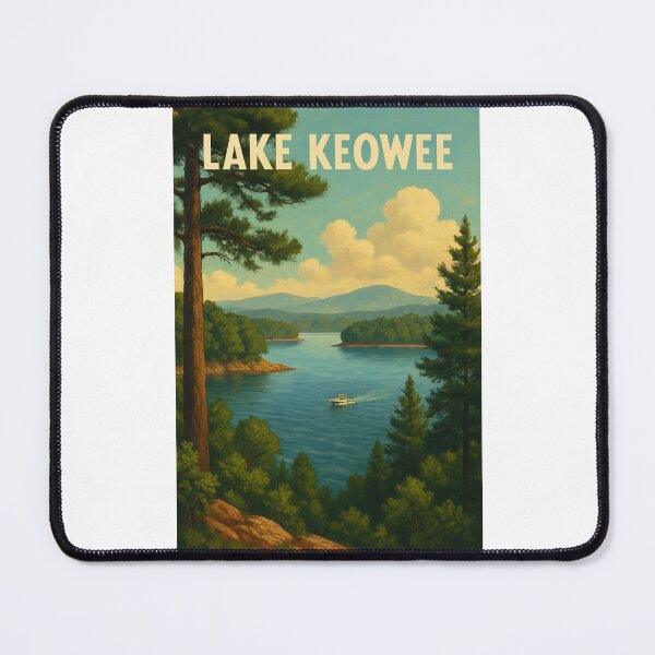 Item preview, Boating on Lake Keowee in the Blue Ridge Foothills designed and sold by Places On Earth.