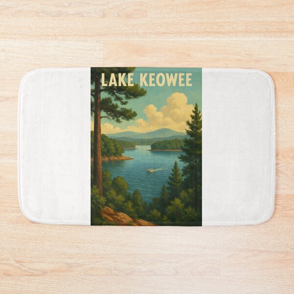 Item preview, Boating on Lake Keowee in the Blue Ridge Foothills designed and sold by Places On Earth.