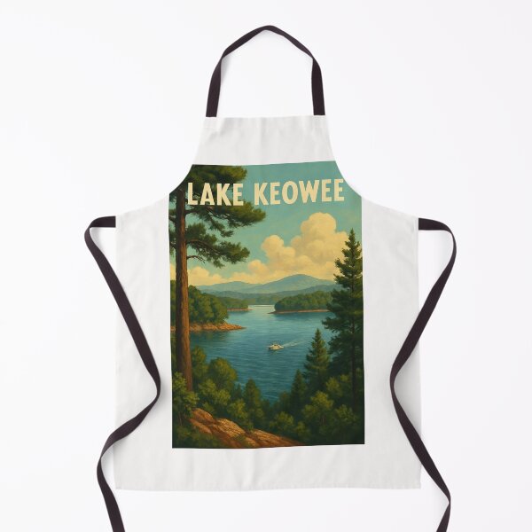 Item preview, Boating on Lake Keowee in the Blue Ridge Foothills designed and sold by Places On Earth.