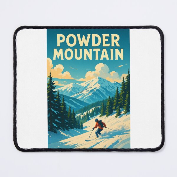 Item preview, Winter Skiing at Powder Mountain, Utah designed and sold by Places On Earth.