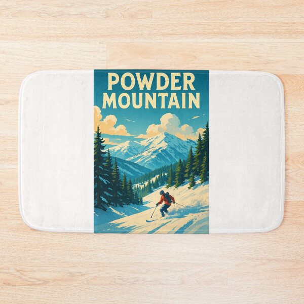 Item preview, Winter Skiing at Powder Mountain, Utah designed and sold by Places On Earth.