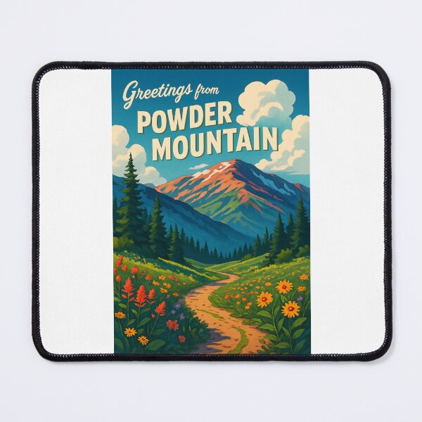 Item preview, Wildflower Meadows of Powder Mountain, Utah designed and sold by Places On Earth.