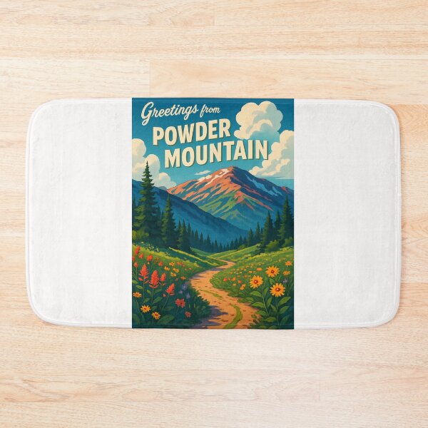 Item preview, Wildflower Meadows of Powder Mountain, Utah designed and sold by Places On Earth.