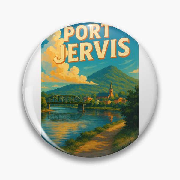 Item preview, Port Jervis Riverfront, New York designed and sold by Places On Earth.